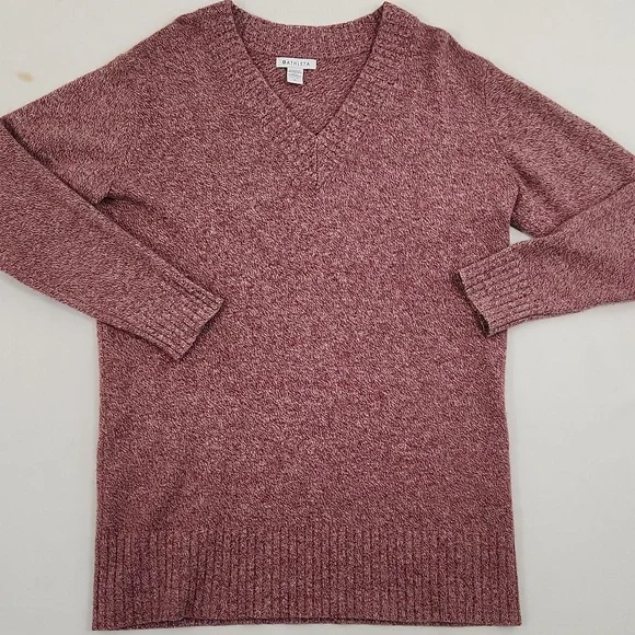 Athleta Mulberry Wool Cashmere Tunic Sweater. Size M - Picture 4 of 9
